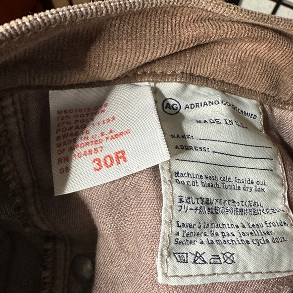 Adriano Goldschmied Angel boot cut Boho Corduroy Pants - Picture 7 of 8